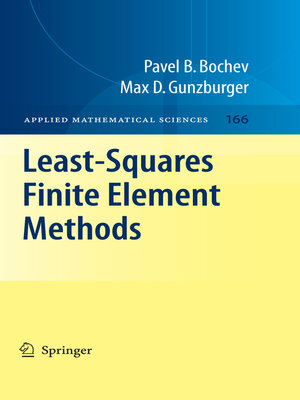 cover image of Least-Squares Finite Element Methods